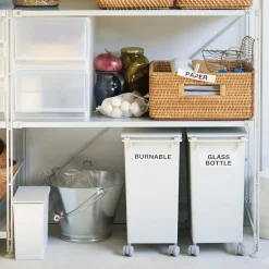 Rangements En Rotin^Muji Panier carré en rotin L35xP36xH16cm