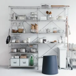 Rangements En Métal^Muji Panier en fil d'acier inoxydable L37X P26X H12cm