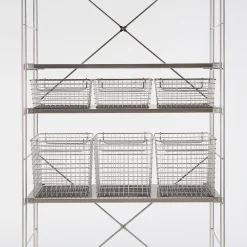 Rangements En Métal^Muji Panier en fil d'acier inoxydable L37X P26X H12cm