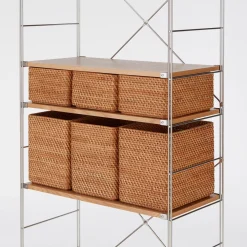 Rangements En Rotin^Muji Panier en rotin M 26x36x16cm