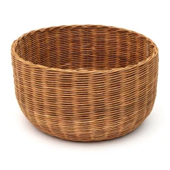Rangements En Rotin^Muji Panier tissé en rotin ‐ rond, L