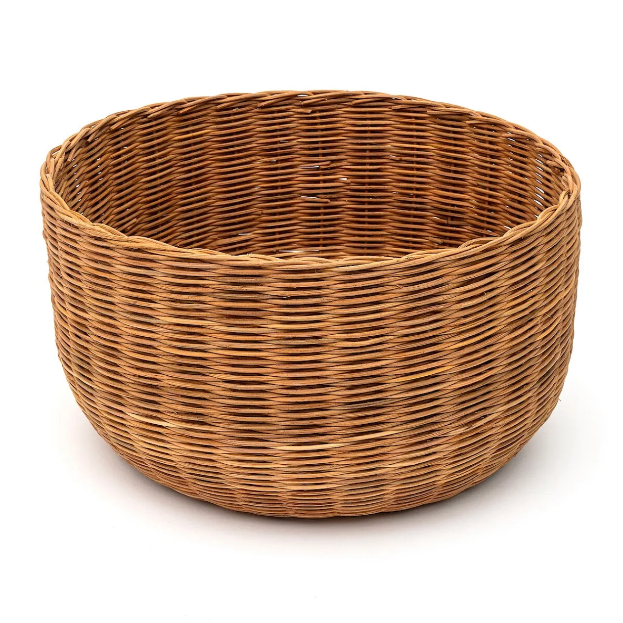 Rangements En Rotin^Muji Panier tissé en rotin ‐ rond, L