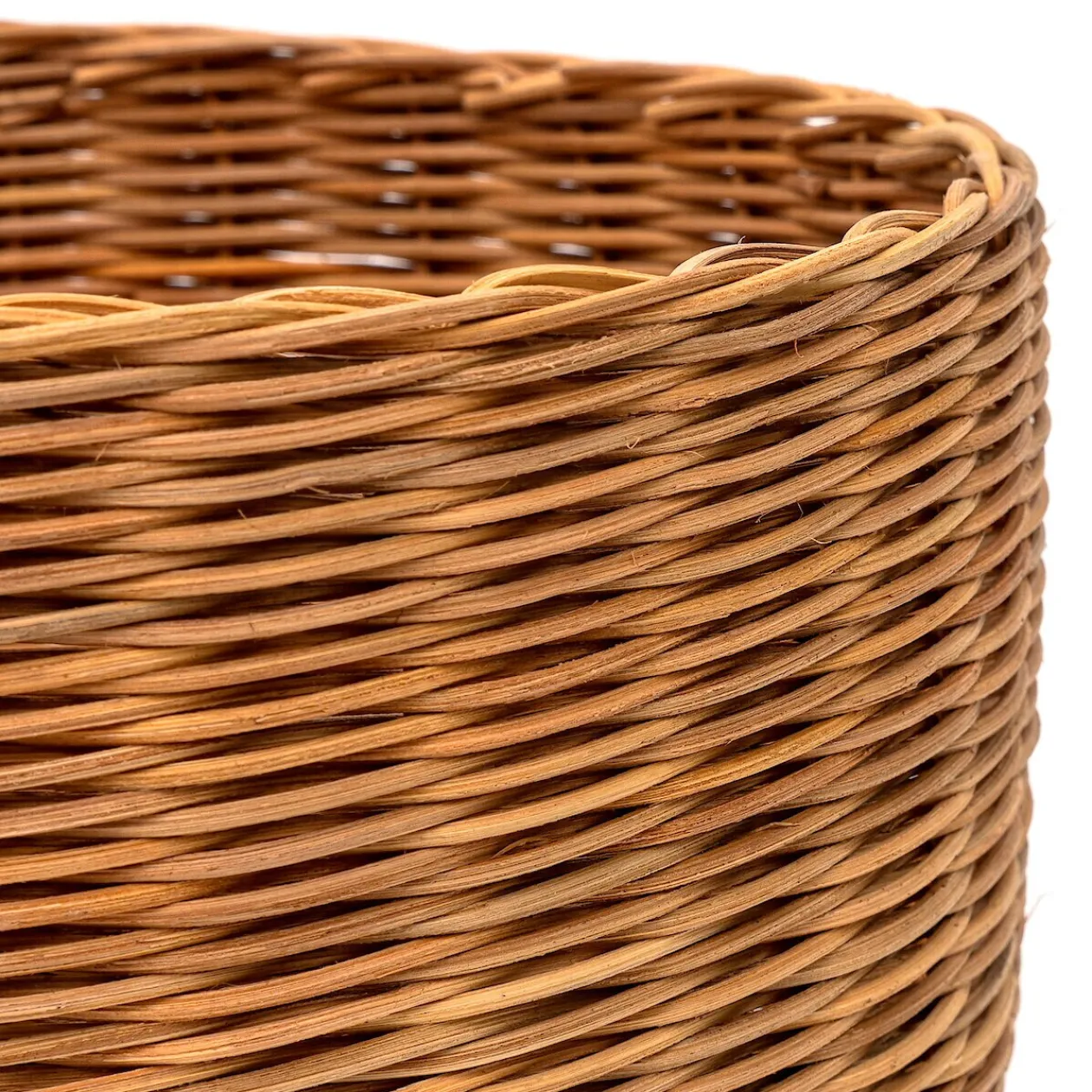 Rangements En Rotin^Muji Panier tissé en rotin ‐ rond, L