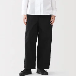 Pantalons, Jupes Et Shorts^Muji Pantalon à cordon de serrage en toile de coton léger pour femme