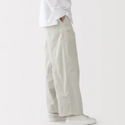 Pantalons, Jupes Et Shorts^Muji Pantalon à cordon de serrage en toile de coton léger pour femme