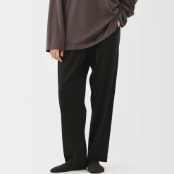 Pantalons, Jupes Et Shorts|Pantalons Et Shorts^Muji Pantalon à cordon en coton lisse unisexe