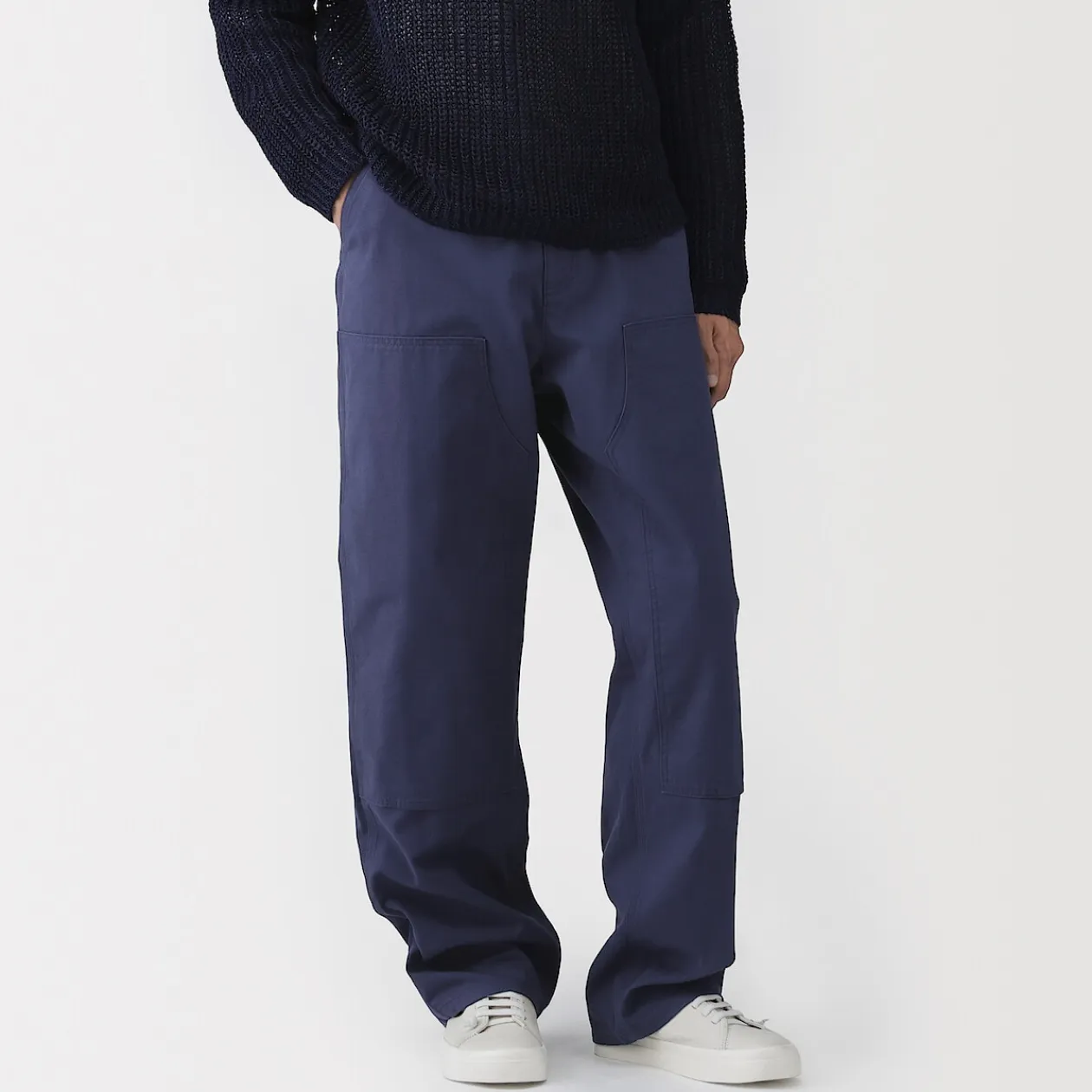 Pantalons Et Shorts^Muji Pantalon aux genoux renforcés en toile de coton pour homme