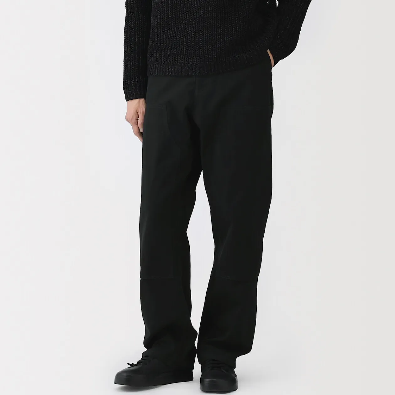 Pantalons Et Shorts^Muji Pantalon aux genoux renforcés en toile de coton pour homme