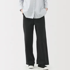 Pantalons, Jupes Et Shorts^Muji Pantalon avec motif de chevrons en coton pour femme
