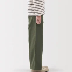 Pantalons, Jupes Et Shorts^Muji Pantalon avec motif de chevrons en coton pour femme