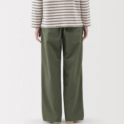 Pantalons, Jupes Et Shorts^Muji Pantalon avec motif de chevrons en coton pour femme