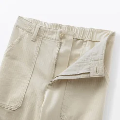Pantalons, Jupes Et Shorts^Muji Pantalon avec motif de chevrons en coton pour femme