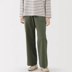Pantalons, Jupes Et Shorts^Muji Pantalon avec motif de chevrons en coton pour femme
