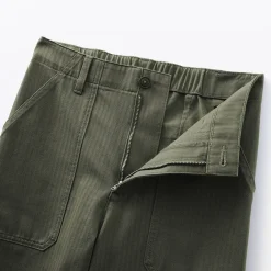 Pantalons, Jupes Et Shorts^Muji Pantalon avec motif de chevrons en coton pour femme