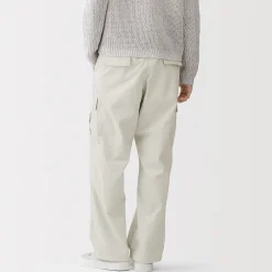 Pantalons Et Shorts^Muji Pantalon cargo à coupe Easy Fit en toile de coton léger pour homme