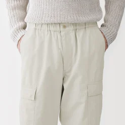 Pantalons Et Shorts^Muji Pantalon cargo à coupe Easy Fit en toile de coton léger pour homme