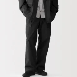 Pantalons Et Shorts^Muji Pantalon cargo à coupe Easy Fit en toile de coton léger pour homme