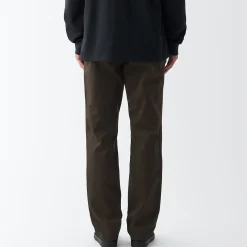 Pantalons Et Shorts^Muji Pantalon Chino en coton stretch coupe slim homme ‐ Longueur 82cm Beige