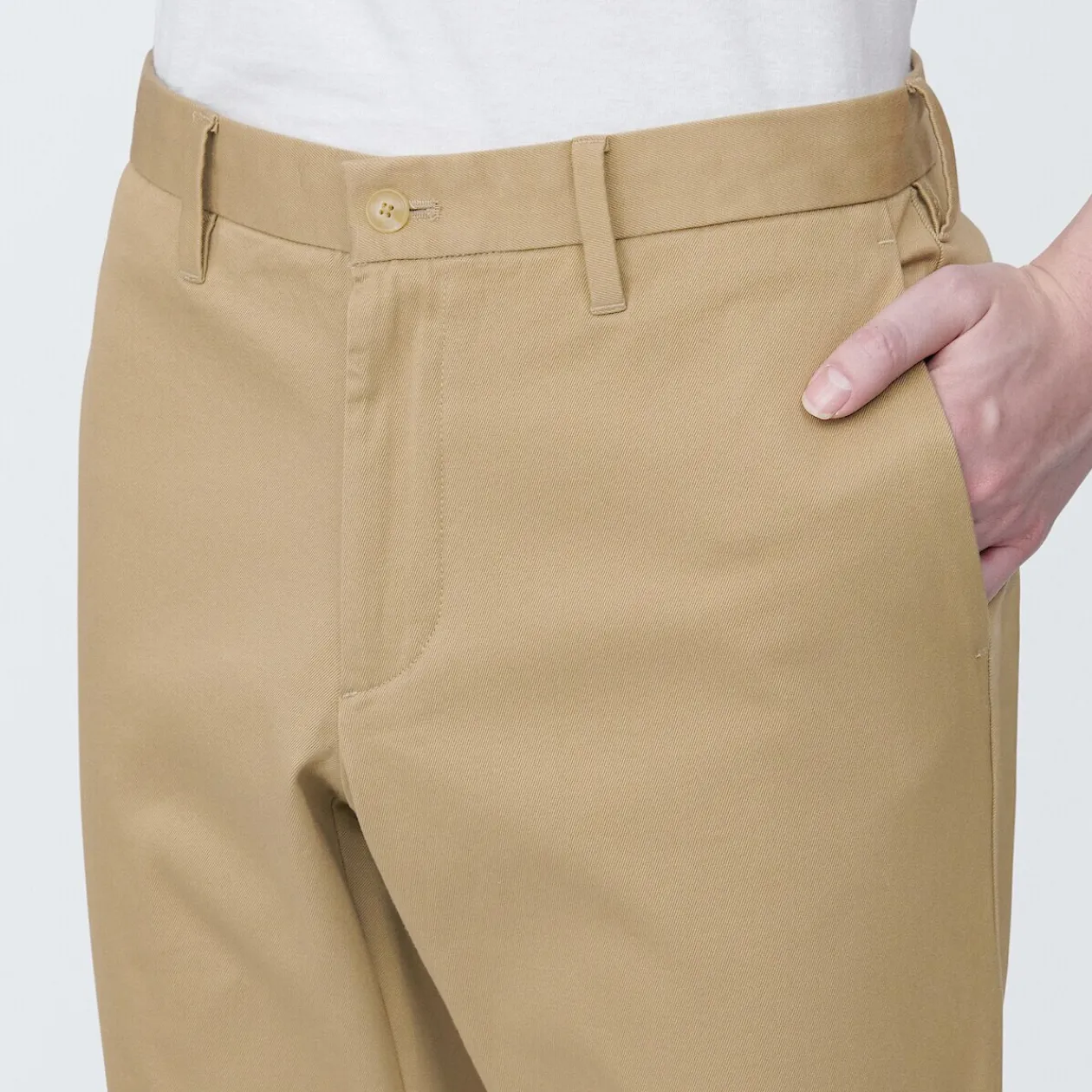 Pantalons Et Shorts^Muji Pantalon Chino en coton stretch coupe slim pour homme