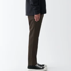 Pantalons Et Shorts^Muji Pantalon Chino en coton stretch coupe slim homme ‐ Longueur 76cm 18855