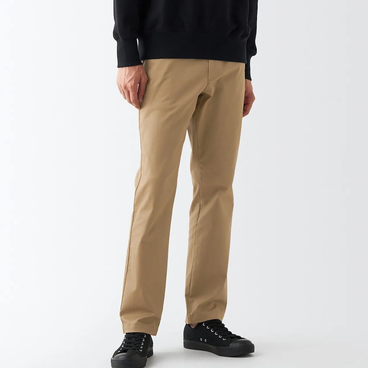 Pantalons Et Shorts^Muji Pantalon Chino en coton stretch coupe slim homme ‐ Longueur 76cm 18855