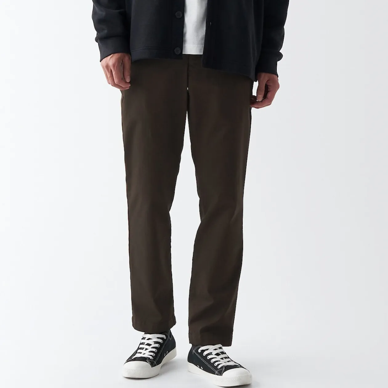 Pantalons Et Shorts^Muji Pantalon Chino en coton stretch coupe slim homme ‐ Longueur 76cm 18855