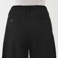Pantalons, Jupes Et Shorts^Muji Pantalon chino long à pinces en coton coupe large pour femme