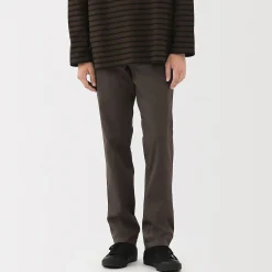 Pantalons Et Shorts^Muji Pantalon Chino long en coton stretch coupe slim pour homme