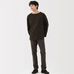 Pantalons Et Shorts^Muji Pantalon Chino long en coton stretch coupe slim pour homme