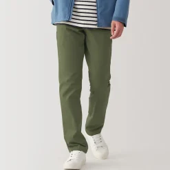 Pantalons Et Shorts^Muji Pantalon Chino long en coton stretch coupe slim pour homme