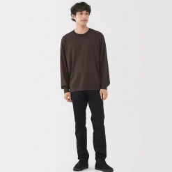 Pantalons Et Shorts^Muji Pantalon Chino long en coton stretch coupe slim pour homme