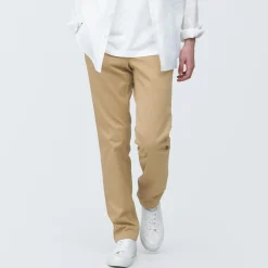Pantalons Et Shorts^Muji Pantalon Chino long en coton stretch coupe slim pour homme