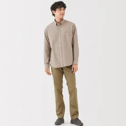 Pantalons Et Shorts^Muji Pantalon Chino long en coton stretch coupe slim pour homme