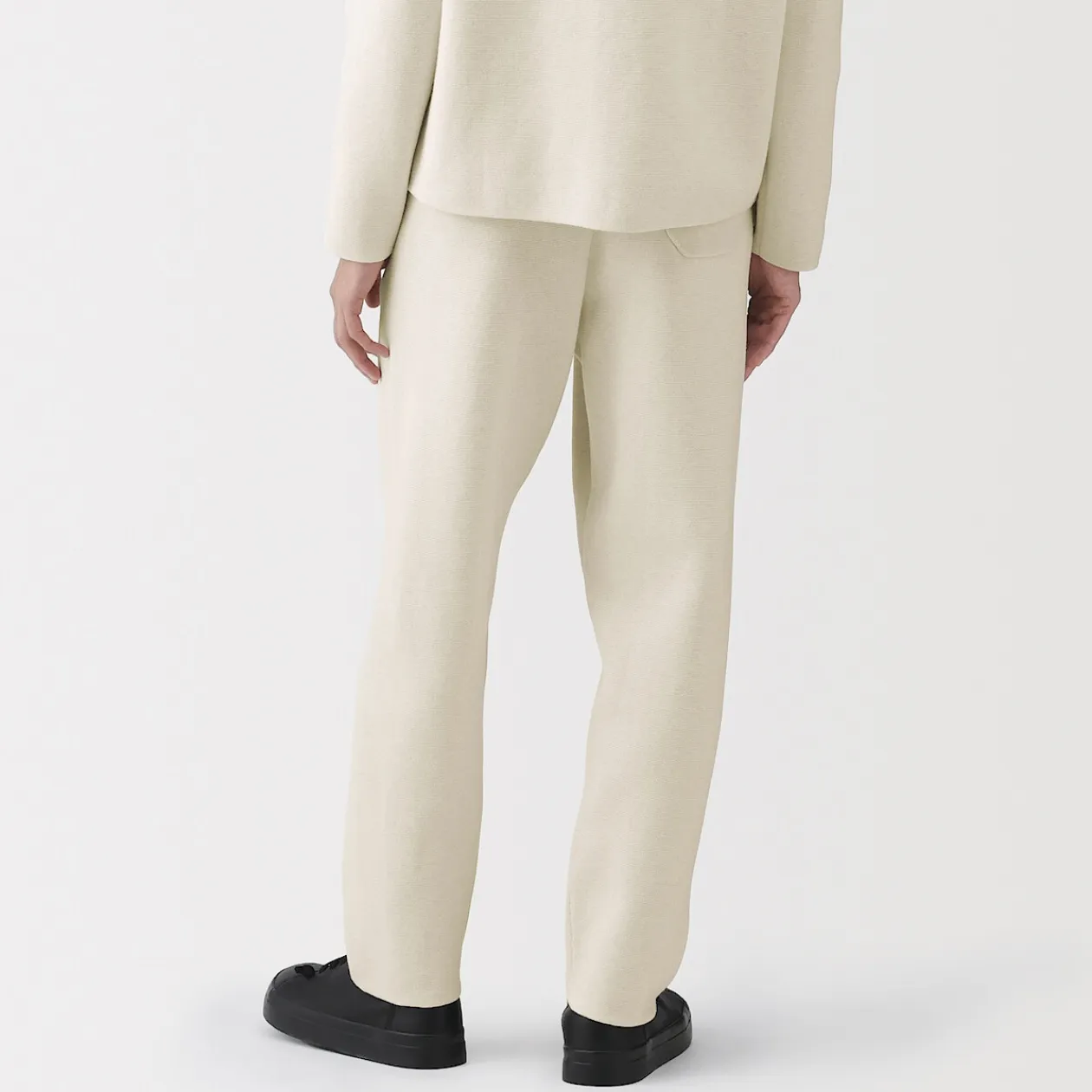 Pantalons Et Shorts^Muji Pantalon confortable en maille côtelée Milano de coton pour homme