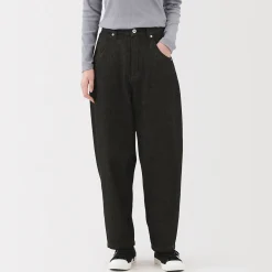 Pantalons, Jupes Et Shorts^Muji Pantalon coupe cocon en denim et kapok mélangé pour femme