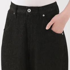 Pantalons, Jupes Et Shorts^Muji Pantalon coupe cocon en denim et kapok mélangé pour femme