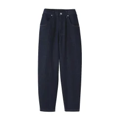 Pantalons, Jupes Et Shorts^Muji Pantalon coupe cocon en denim et kapok mélangé pour femme