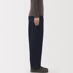 Pantalons, Jupes Et Shorts^Muji Pantalon coupe cocon en denim et kapok mélangé pour femme