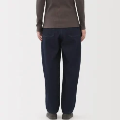 Pantalons, Jupes Et Shorts^Muji Pantalon coupe cocon en denim et kapok mélangé pour femme