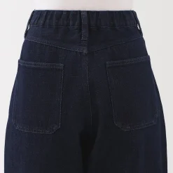 Pantalons, Jupes Et Shorts^Muji Pantalon coupe cocon en denim et kapok mélangé pour femme