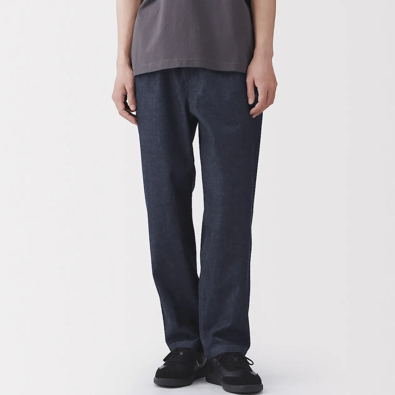 Pantalons Et Shorts^Muji Pantalon coupe confortable en denim lavé pour homme ‐ Indigo