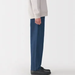 Pantalons Et Shorts^Muji Pantalon coupe confortable en denim lavé pour homme ‐ Indigo