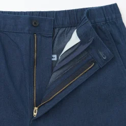 Pantalons Et Shorts^Muji Pantalon coupe confortable en denim lavé pour homme ‐ Indigo
