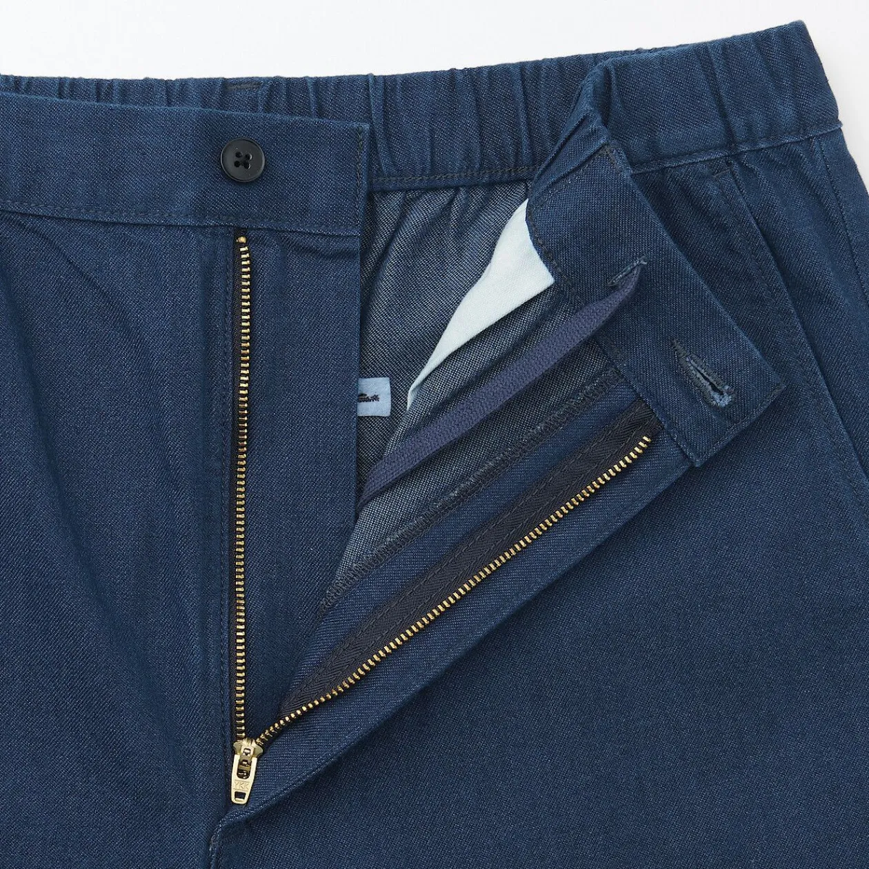 Pantalons Et Shorts^Muji Pantalon coupe confortable en denim lavé pour homme ‐ Indigo