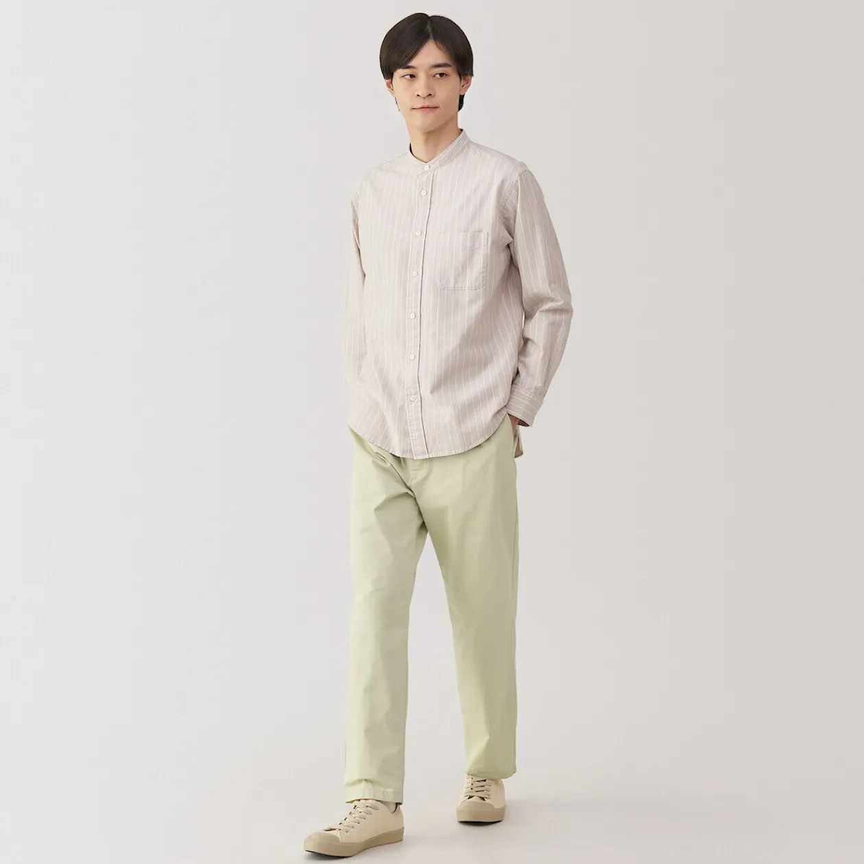 Pantalons Et Shorts^Muji Pantalon coupe confortable en coton lavé pour homme