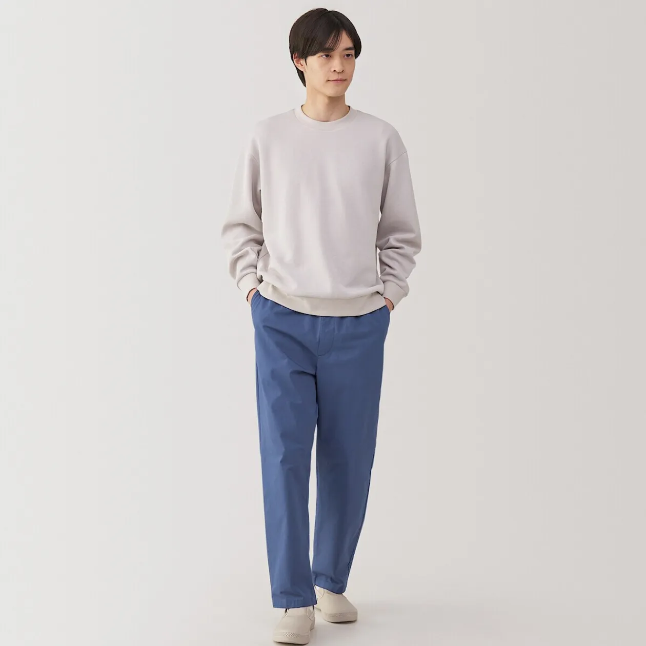 Pantalons Et Shorts^Muji Pantalon coupe confortable en coton lavé pour homme