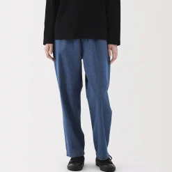 Pantalons, Jupes Et Shorts^Muji Pantalon coupe confortable en denim de coton pour femme