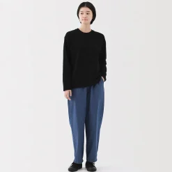 Pantalons, Jupes Et Shorts^Muji Pantalon coupe confortable en denim de coton pour femme