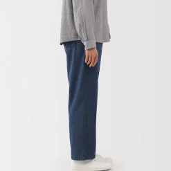Pantalons, Jupes Et Shorts^Muji Pantalon coupe confortable en denim de coton pour femme