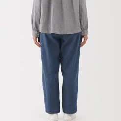 Pantalons, Jupes Et Shorts^Muji Pantalon coupe confortable en denim de coton pour femme
